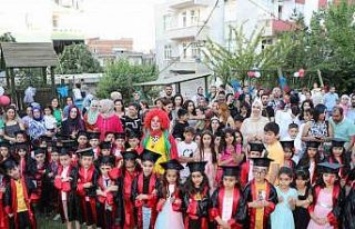 Kayapınar’da miniklerin karne heyecanı