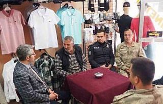 Kaymakam Çalışır’dan esnaf ziyareti