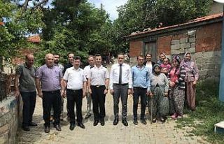 Kaymakam Memiş 3 mahalleyi ziyaret etti