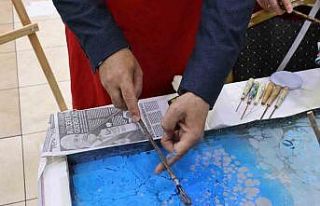Kaymakam Rüstemoğlu ve Başkan Şimşek’ten ebru...
