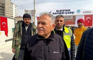 Kayseri Büyükşehir’in deprem bölgesindeki desteği...