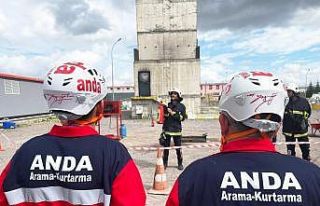 Kayseri OSB İtfaiyesi ANDA ekibine eğitim verdi