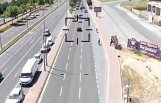 Kayseri polisinden dron destekli trafik denetimi