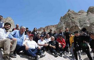 Kayseri Protokolü Gençlerle Soğanlı’yı Keşfetti