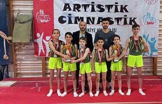 Kayserili cimnastiklerden büyük başarı