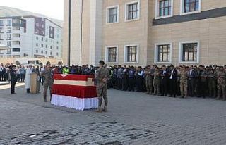 Kazada hayatını kaybeden polisin naaşı memleketine...