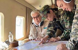 Kazakistan’da orman yangınlarında ölenler için...