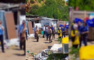 Kınalıada’da kaçak yapılar yıkıldı