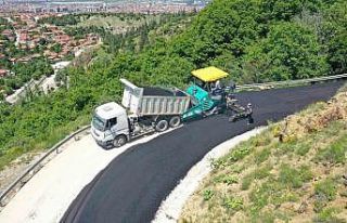 Kirazlıdere ile Andık Deresi bölgesi arasına asfalt...