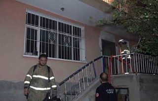 Kırıkkale’de 2 katlı evde yangın paniği