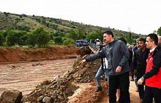 Kırıkkale’de sel: Dereler taştı, evleri ve ahırları...