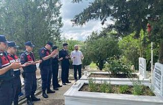 Kırklareli Jandarması şehitleri unutmuyor