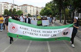 Kırklareli’nde çevre yürüyüşü