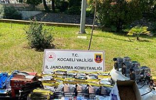 Kocaeli’de operasyon: 11 bin 680 bandrolsüz makaron...
