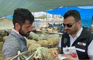 Konya’da polisten kurban pazarında sahte para uyarısı