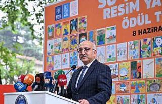 Küçük ressamlar susuzluğu anlattı