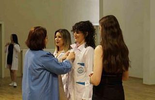 KÜN’lü öğrencilerin beyaz önlük heyecanı