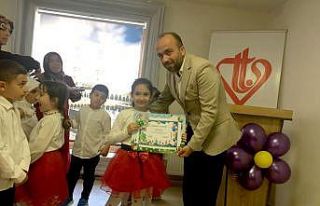 Kuran-ı Kerim okuyan çocuklar için tören düzenlendi