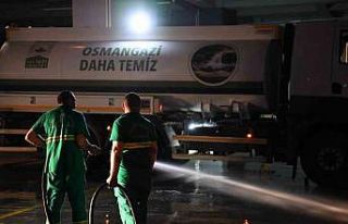 Kurban Kesim alanlarında aralıksız temizlik