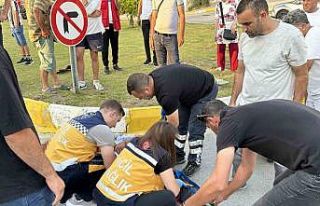 Kuşadası’nda motosiklet kazası: 1 ağır yaralı