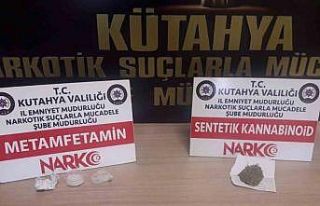 Kütahya’da şüpheli şahsın üzerinde uyuşturucu...