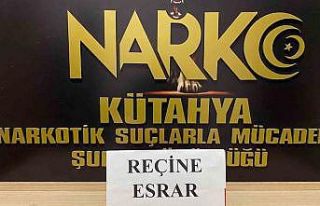 Kütahya’da uygulama noktasında durdurulan araçta...