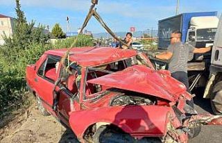 Kuyucak’ta trafik kazası: 2’si çocuk 4 yaralı