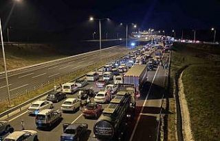 Kuzey Marmara Otoyolu’nda kaza: Bayram tatili yolunda...