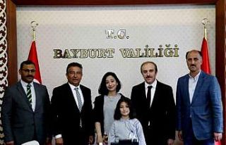 LGS Türkiye birincisinden Vali Epcim’e ziyaret