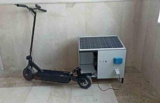 Lise öğrencileri elektrikli scooter üretti, saatte...