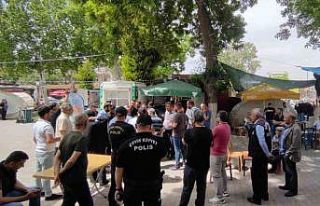 Malatya’da çarşı merkezinde kaldırımlardaki...