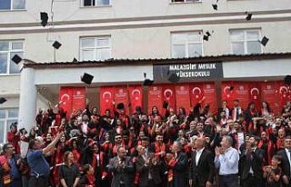 Malazgirt MYO’da mezuniyet coşkusu