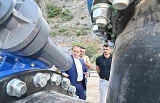 Manisa’da 12 milyonluk içme suyu çelik hattı...