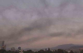 Manisa’daki yangının kara dumanları İzmir’i...