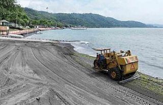 Mavi Bayraklı Sevgi ve Barış Plajı temizlendi