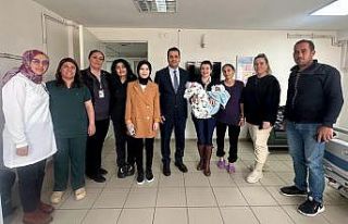 Menteşe Devlet Hastanesi’nin ilk ikiz çocukları...