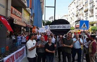 Mersin çarşı esnafı dükkanlarının yıkılmasını...