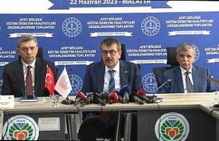 Milli Eğitim Bakanı Tekin, Malatya’da incelemelerde...