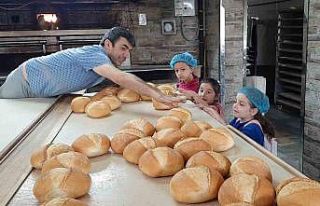 Minik öğrenciler ekmeğin yapılışını öğrendiler