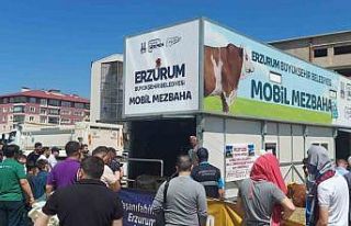 Mobil kurban kesim yerleri rağbet gördü