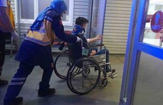 Motosikletiyle kaza yaptı: 1 yaralı