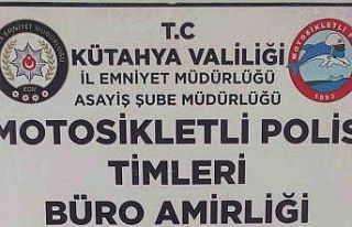 Motosikletli şahsın üzerinde uyuşturucu bulundu