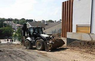 Mudanya Belediyesi’nden parke çalışması