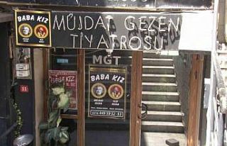 Müjdat Gezen’in Kadıköy’deki tiyatro binası,...