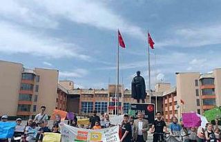 Öğrencilerden Bisiklet Günü etkinliği