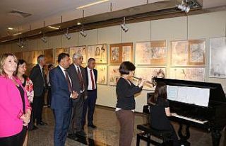 Öğrencilerden yıl sonu sanat sergisi