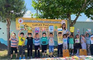 Okuldaki takas pazarıyla aşırı tüketimin önüne...