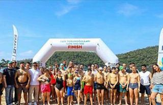 Ölüdeniz’de engelli gençler kıyasıya yarıştı