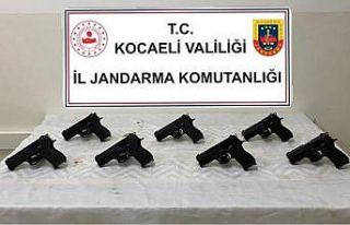 Operasyonda 7 ruhsatsız tabanca ele geçirildi