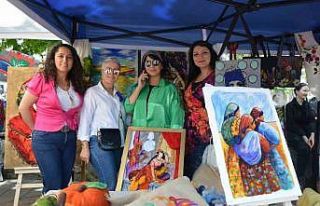 Ordu’da hayat boyu öğrenilen el emeği ürünler...